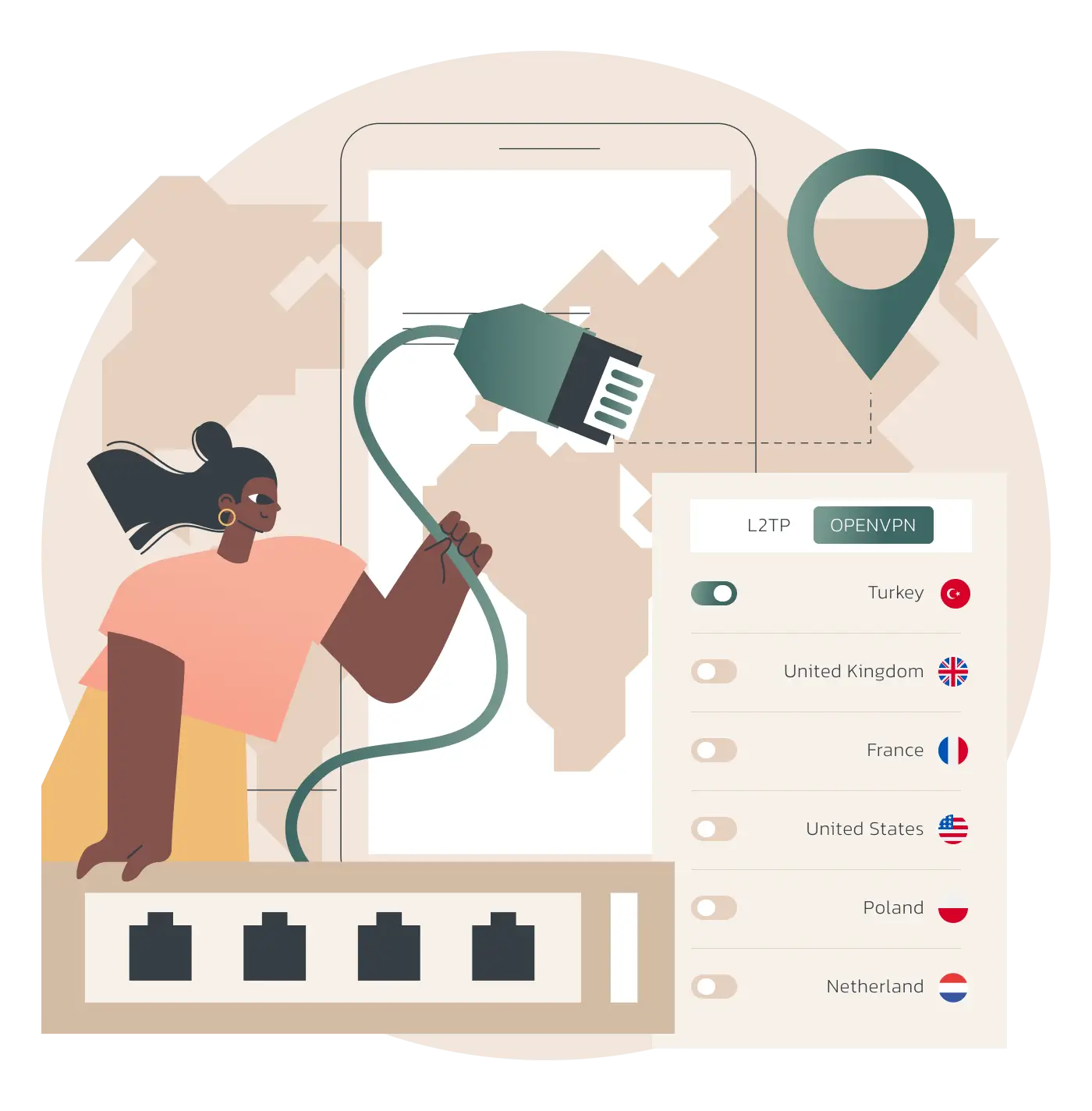 خرید VPN با آی پی ثابت پرسرعت و امن برای ترید و صرافی‌های خارجی - HiVPN